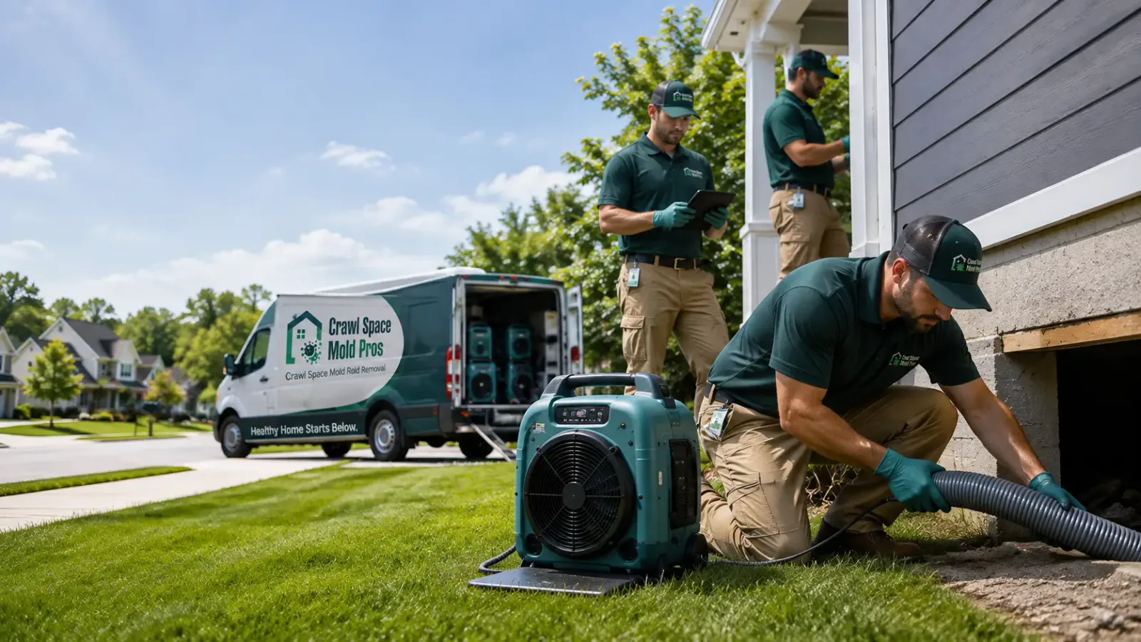 Crawl Space Mold Removal in Mapleton, IL